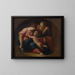 Sainte Famille - Ecole d'Angelica Kauffmann — inramlat konstverk på väggen