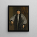 ärkebiskop William Laud - Antoine van Dyck-skolan — inramlat konstverk på väggen