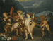 Putti i ett landskap - Antoine van Dyck-skolan — vy av konstverket