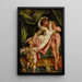 Venus och Mars - Bartholomaeus Spranger-skolan — inramlat konstverk på väggen