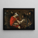 La Dérision du Christ - Ecole du Caravage — inramlat konstverk på väggen