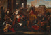 Le triomphe d'Alexandre le Grand à Babylone - Ecole de Charles Le Brun — vy av konstverket