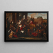 Le triomphe d'Alexandre le Grand à Babylone - Ecole de Charles Le Brun — inramlat konstverk på väggen