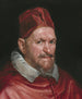 på Pape Innocent X - Diego Velázquez skola — vy av konstverket
