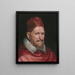 på Pape Innocent X - Diego Velázquez skola — inramlat konstverk på väggen