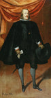 porträtt av kung Filip IV klädd i svart och bärande orden av Gyllene Fleece - Diego Velázquez skola — vy av konstverket