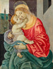 La Vierge à l'Enfant - École de Filippo Lippi — vy av konstverket