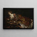 La Mort de Didon - Ecole de Guercino — inramlat konstverk på väggen