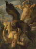 Prométhée i kedja - Jacob Jordaens skola — vy av konstverket