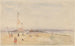 Pourville-sur-Mer - Ecole de James McNeill Whistler — vy av konstverket