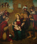 Magiadoration - Juan de Borgoña-skolan — vy av konstverket