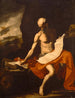 Sankt Hieronymus i öknen - Jusepe de Ribera-skolan — vy av konstverket