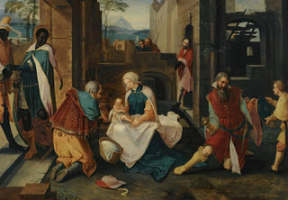 Follower of Lucas van Leyden - The Adoration Of The Magi.webp