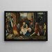 L'Adoration des Mages - Ecole de Lucas van Leyden — inramlat konstverk på väggen