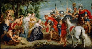 Follower of Peter Paul Rubens - David Meeting Abigail.webp