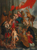 La Vierge à l'Enfant avec des saints (Konflikt de cas) - École de Peter Paul Rubens — vy av konstverket