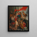 La Vierge à l'Enfant avec des saints (Konflikt de cas) - École de Peter Paul Rubens — inramlat konstverk på väggen