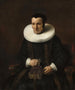 En äldre dam med en bok - Rembrandt van Rijns skola — vy av konstverket
