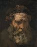 Tête de Saint Matthieu - École de Rembrandt van Rijn — vy av konstverket