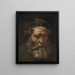 Tête de Saint Matthieu - École de Rembrandt van Rijn — inramlat konstverk på väggen