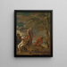 Les Philosophes - École de Salvator Rosa — inramlat konstverk på väggen
