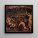 Fondation de Florentia, une colonie romaine - Giorgio Vasari — inramlat konstverk på väggen