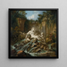 Fontaine de Vénus - François Boucher — inramlat konstverk på väggen