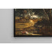 Reproduktion av målningen av Fontainebleau-skogen av Jean-Baptiste-Camille Corot