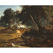 Reproduktion av målningen av Fontainebleau-skogen av Jean-Baptiste-Camille Corot