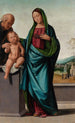 den heliga familjen - Fra Bartolomeo — vy av konstverket