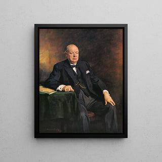 Winston Churchill-tavla - Oswald Hornby Joseph Birley
