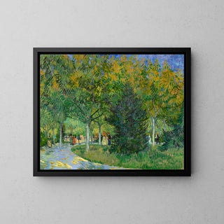 En allé i en offentlig trädgård i Arles - Vincent Van Gogh