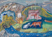 fiskebyn Solva i Pembrokeshire - Frances Hodgkins — vy av konstverket
