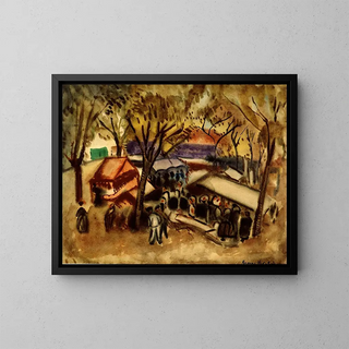 Frances Hodgkins - The fair by the sea.webp