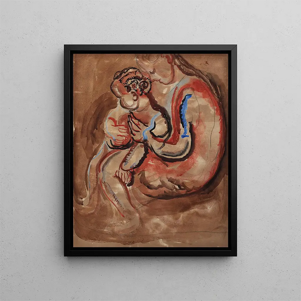 Frances Hodgkins - Untitled Mother and child.webp