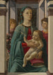 Vierge à l'Enfant med två änglar - Francesco Botticini — vy av konstverket