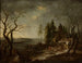 Landskapsbild vinter - Francesco Foschi — vy av konstverket
