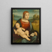 Vierge à l'Enfant - Francesco Francia — inramlat konstverk på väggen