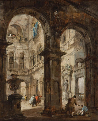 Francesco Guardi - An architectural capriccio.webp