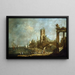 Caprice d'un port - Francesco Guardi — inramlat konstverk på väggen
