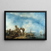 Landskap fantastiskt - Francesco Guardi — inramlat konstverk på väggen