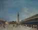 Place Saint-Marc - Francesco Guardi — vy av konstverket