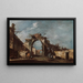 Arcade en ruine - Francesco Guardi — inramlat konstverk på väggen