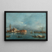 San Giorgio Maggiore med Punta della Giudecca - Francesco Guardi — inramlat konstverk på väggen