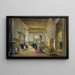 L'antichambre de la Sala del Maggior Consiglio - Francesco Guardi — inramlat konstverk på väggen