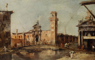 Francesco Guardi - The Entrance to the Arsenal in Venice.webp
