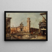 L'Entré de l'Arsenal à Venise - Francesco Guardi — inramlat konstverk på väggen