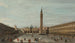 La Piazza San Marco i Venedig sett österut - Francesco Guardi — vy av konstverket