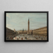 La Piazza San Marco i Venedig sett österut - Francesco Guardi — inramlat konstverk på väggen