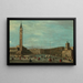 La Piazza San Marco i Venedig, vy västerut - Francesco Guardi — inramlat konstverk på väggen